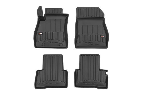 3D гумени стелки Frogum за Nissan Juke (2010–2019), 4 части, черни