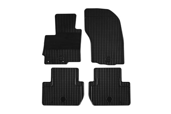 Гумени стелки Gumarny Zubri за Mitsubishi ASX (2010–2015) – 4 части, черни