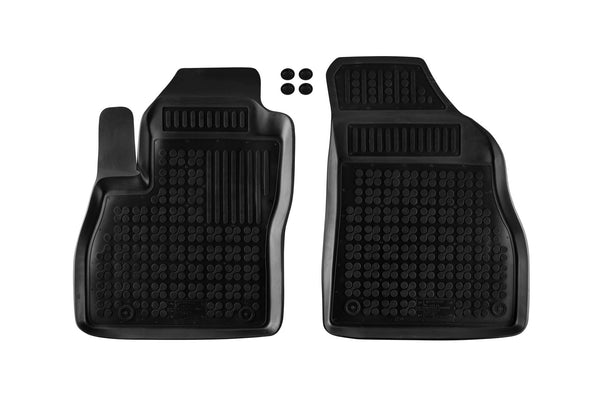 Гумени стелки Rezaw-Plast за Peugeot Bipper (2007+), 2 части, черни