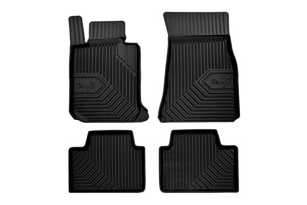 2.5D Гумени стелки Frogum №77 за BMW Серия 3 G20 седан, G21 комби (2018+) – 4 части, черни