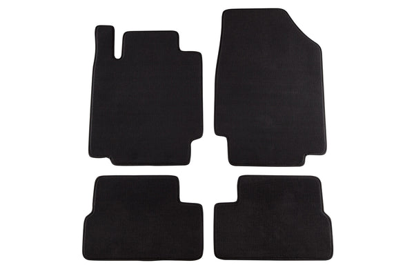 Мокетни стелки Petex за Nissan Micra (2003–2010) Style, 5 врати, 4 части, черни