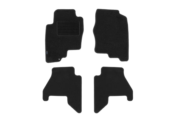 Мокетни стелки Petex за Nissan Pathfinder R51 (2005–2010) Rex – 5 места, 4 части, черни