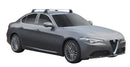 Напречни греди Yakima Flush Black за Alfa Romeo Giulia (2016+) с гол таван