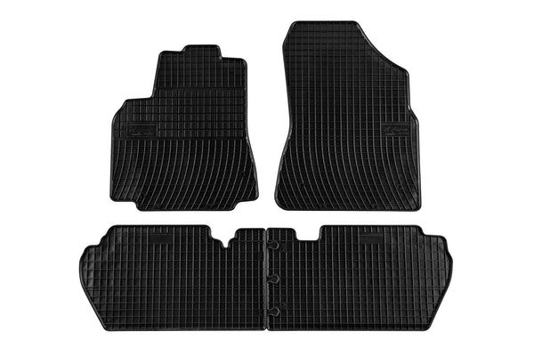 Гумени стелки Frogum за Peugeot Partner (2008–2018), 4 части, черни