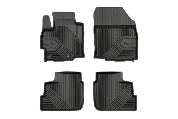 2.5D гумени стелки Frogum модел №77 за Mitsubishi Space Star (2013+), 4 части, черни