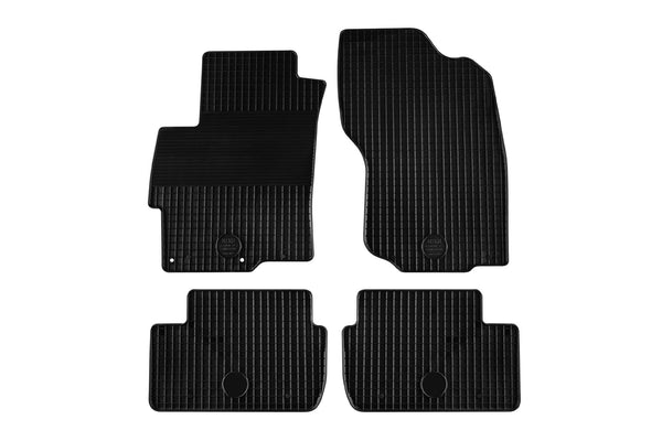 Гумени стелки Gumarny Zubri за Mitsubishi Lancer (2009–2017), 4 части, черни