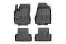 3D Гумени стелки Frogum за Nissan X-Trail (2008–2013), 4 части, черни