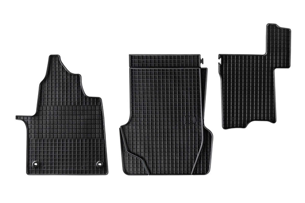 Гумени стелки Petex за Peugeot Expert (2016+) – 3 части, черни, захват B252