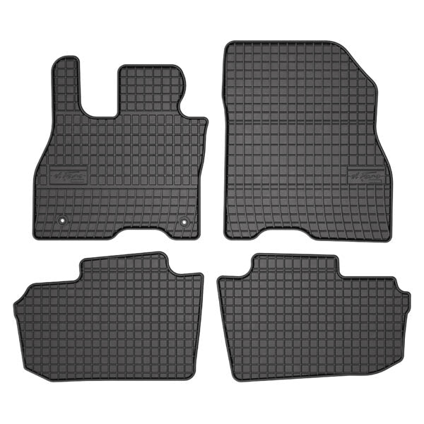 Гумени стелки Frogum за Nissan Leaf II (2017+), 4 части, черни