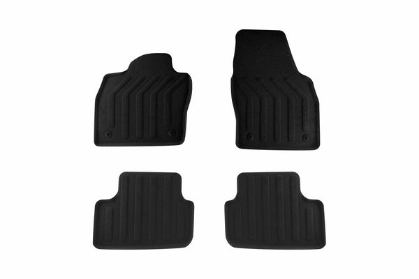 3D мокетени стелки Gumarny Zubri за Audi A1 (2017+), 4 части