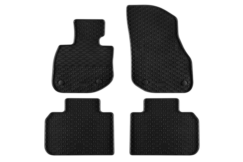 Гумени стелки Rigum за BMW X1e/iX1 U11 (2022+) и iX2 U10 (2024+), 4 части, черни