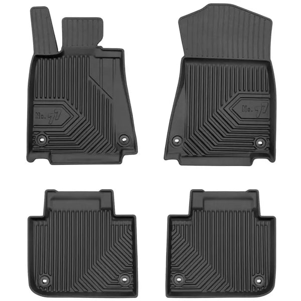 2.5D Гумени стелки Frogum №77 за Lexus GS Седан (2012–2020) без 4x4 - Avtozona