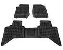 Гумени стелки Rezaw-Plast за Isuzu D-Max (2011-2020) 3 части