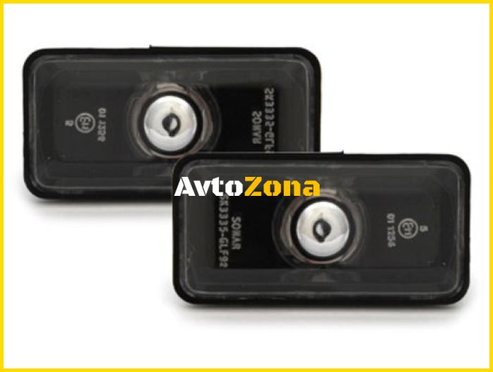 Кристални мигачи за калник за Golf 3 / Vento / Passat - черни - Avtozona
