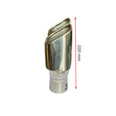 Двоен накрайник за ауспух - правоъгълен