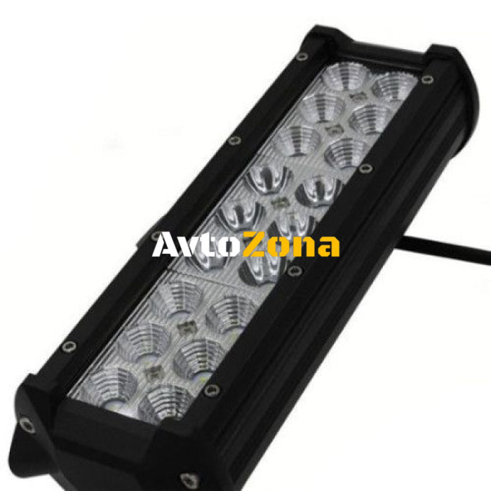 23 См Мощен LED бар Flexzon с Комбинирана Combo светлина 54W 18 LED 12V 24V АТВ Джип 4х4 Offroad - Avtozona