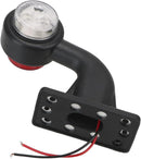 Комплект от 2бр. LED Диодни Странични Рогчета Маркери Габарити За Камион Тир Ремарке Платформа 12V - 24V Бяло Червено