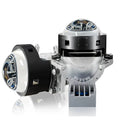 Комплект от 2бр. Bi-LED диодни лупи за вграждане във фарове с къси и дълги светлини 3 инча 120W 7500lm 12V +300% Яркост