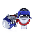 Комплект от 2бр. Bi-LED диодни лупи за вграждане във фарове с къси и дълги светлини 3 инча 130W 8000lm 12V +500% Яркост