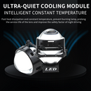 Комплект от 2бр. Bi-LED диодни лупи за вграждане във фарове с къси и дълги светлини 3 инча 120W 8000lm 12V +500% Яркост