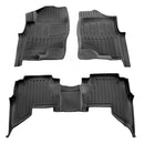 3D гумени стелки Stingray за Nissan Pathfinder III (R51) (2005-2010), 3 части, черни
