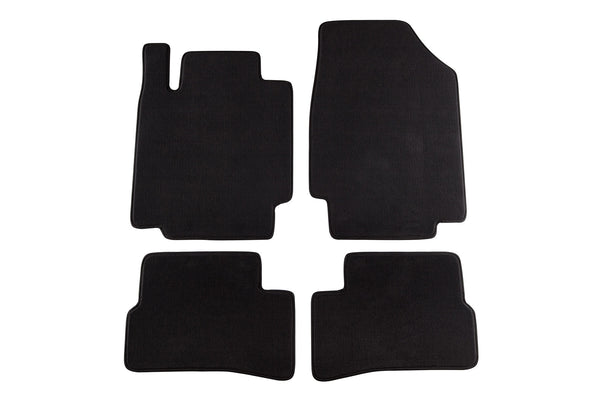 Мокетни стелки Petex за Nissan Micra (2003–2010) Style, 3 врати, 4 части, черни