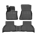 3D гумени стелки Stingray за BMW X6 (E71) (2008-2014), 4 части, черни