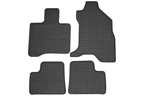 Гумени стелки Petex за Peugeot iON (2010–2020) – 4 части, черни
