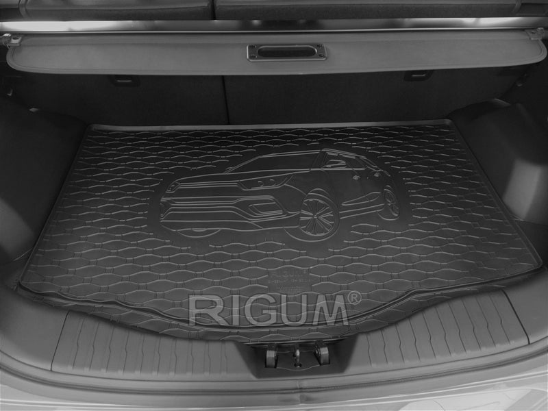 Гумена стелка за багажник Rigum за Ssangyong Tivoli (2015+) с 3D щампа