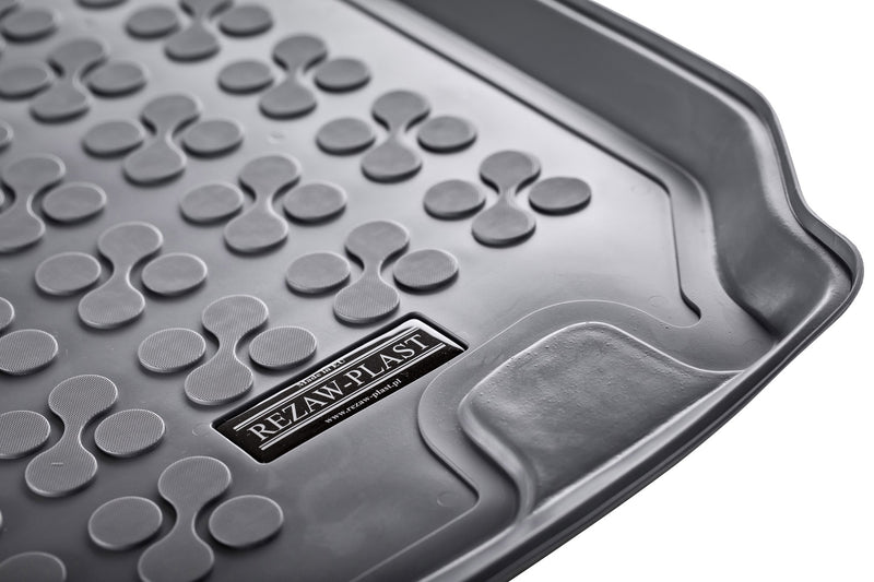 Гумена стелка за багажник Rezaw-Plast за Toyota Avensis комби (2009–2018), със странични ниши, сива