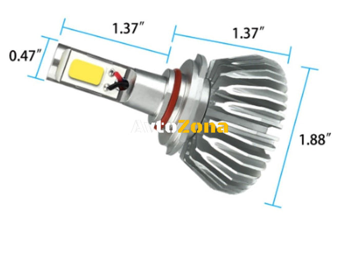 2бр. LED 24W 3000lm диодни Крушки H11 H8 H9 12V 24V - Avtozona