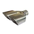 Двоен накрайник за ауспух - правоъгълен