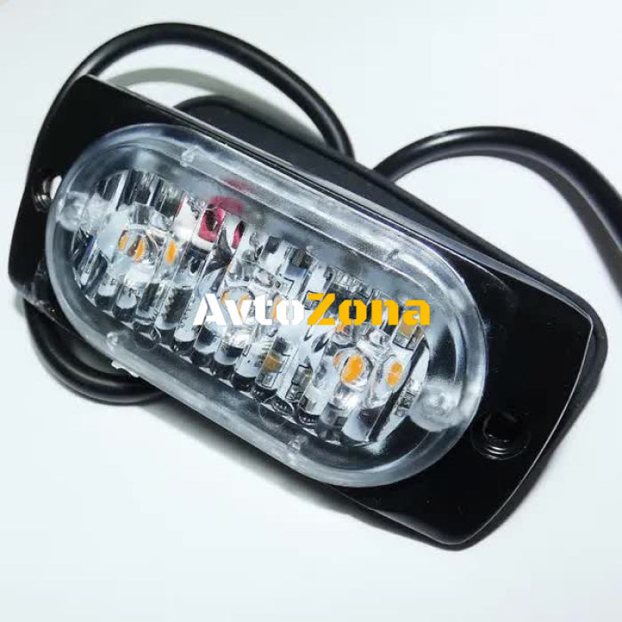 3 LED Аварийна Лампа За Пътна Помощ Жълта Блиц Светлина Мигаща! - Avtozona