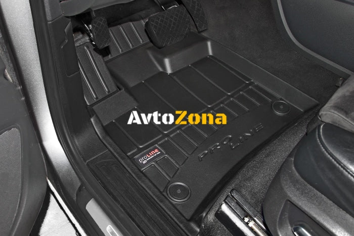 3D Гумени стелки Frogum за Audi Q7 2005-2015 4 части черни - Avtozona