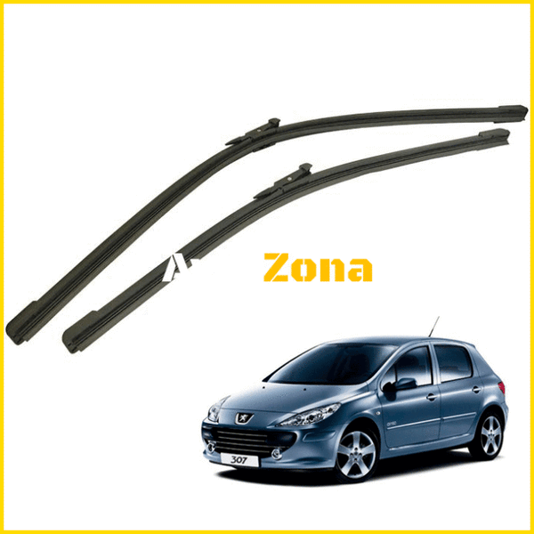 Комплект 2бр Предни чистачки за Peugeot 307 (04-07) / Citroen C4 (04-10) - Avtozona