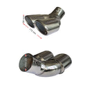 Двоен накрайник за ауспух - Овален, 185 мм