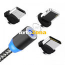 USB Магнитен кабел 3 в 1 - Avtozona
