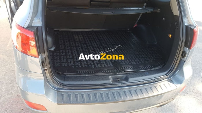 Гумена стелка за багажник Rezaw Plast за Hyundai Santa Fe (2006 - 2012) 5 seats - Rezaw Plast - Avtozona