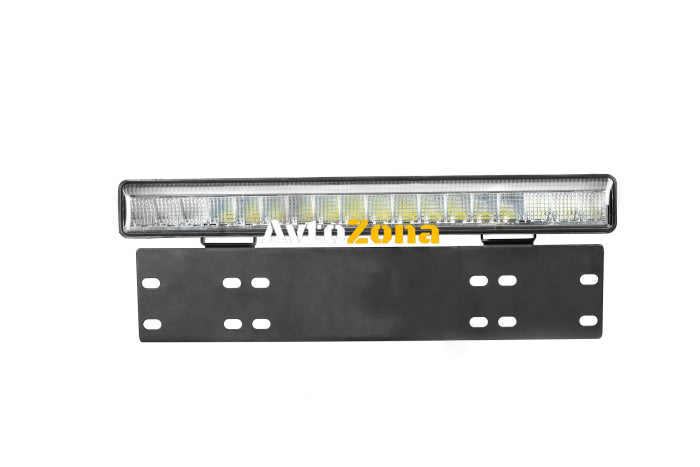 38см LED Лед Бар Със Стойка За Номер С Три Функции 55W 4768lm 12V - 24V E-Mark Подходящ За