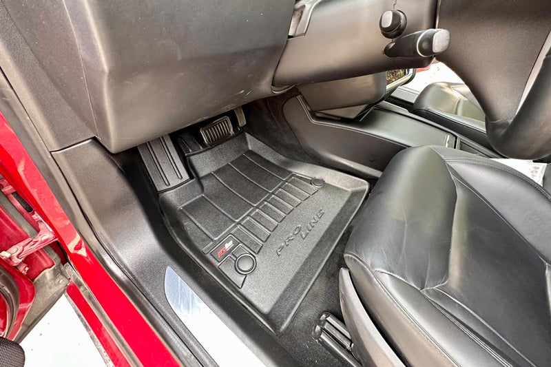 3D гумени стелки Frogum за Tesla Model S (2012-2021) – 3 части, черни