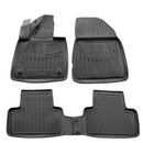 3D гумени стелки Stingray за Volvo EX30 (2023+), 4 части, черни