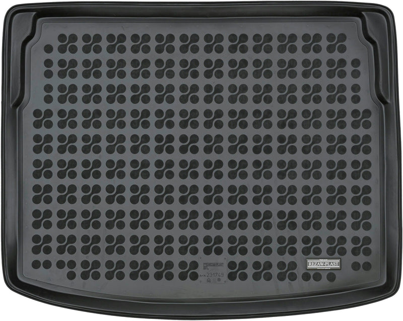 Гумена стелка за багажник Rezaw-Plast® за Toyota Auris II хечбек (2012–2018), хибрид с пакет комфорт – багажник в горно положение