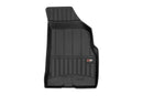 3D Гумени стелки Frogum за Fiat Doblo II Cargo Maxi (2010+), 3 части, черни