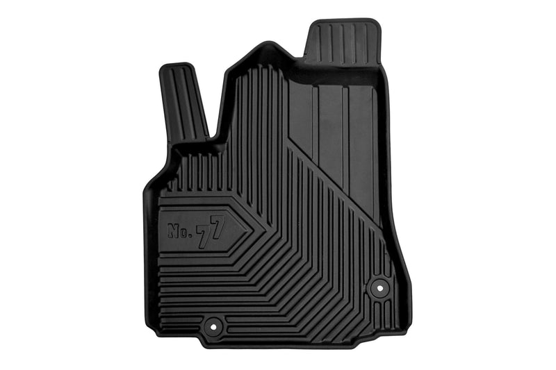 2.5D Гумени стелки Frogum №77 за Peugeot Partner (2008–2019), 3 части, черни