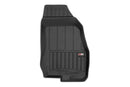 3D Гумени стелки Frogum за Fiat Punto EVO 5 врати (2005-2018), 4 части, черни