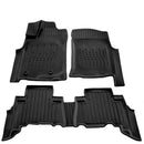 3D гумени стелки Stingray за Toyota 4Runner V N280 (2009+), 5 части, черни