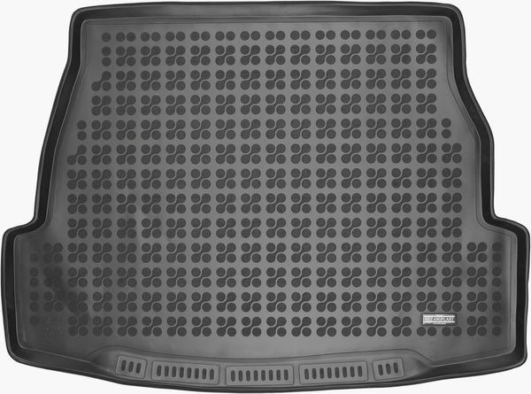 Гумена стелка за багажник Rezaw-Plast® за Toyota RAV4 V (2018+) SUV подходяща за хибрид HEV / с резервна гума частичен размер или комплект за ремонт