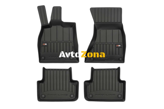 3D Гумени стелки Frogum за Audi A5 Sportback 2009-2016 4 части черни - Avtozona