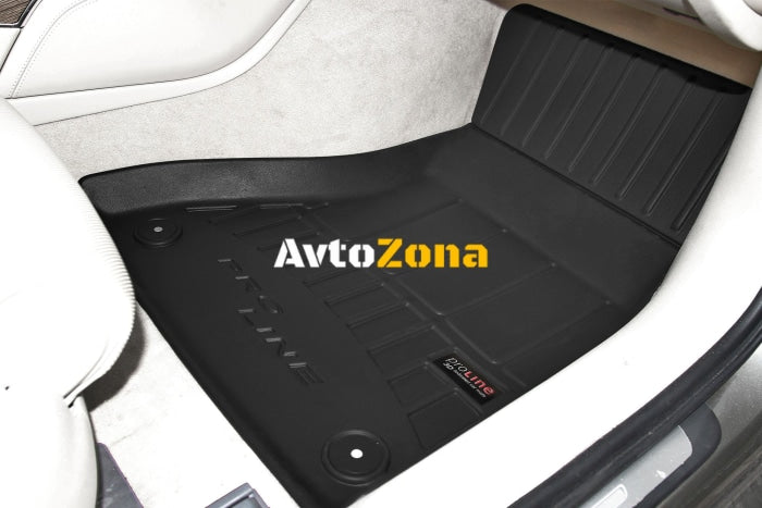 3D Гумени стелки Frogum за Audi A6 2011-2018 4 части черни - Avtozona