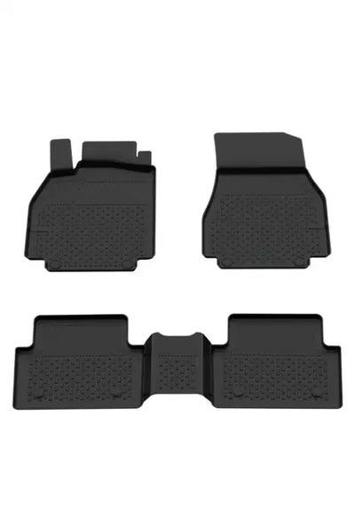 3D Гумени стелки Sahler за Renault Megane 2 Sedan (2003–2008) 5 части черни - Avtozona